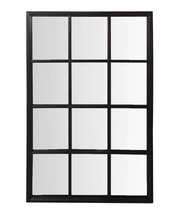 Colmar Rectangle Outdoor Mirror Black