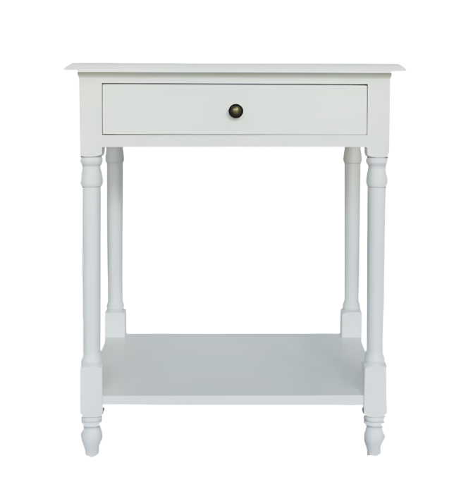 Chloe Bedside White