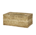 Paume Rattan Rectangle Tissue Box Natural