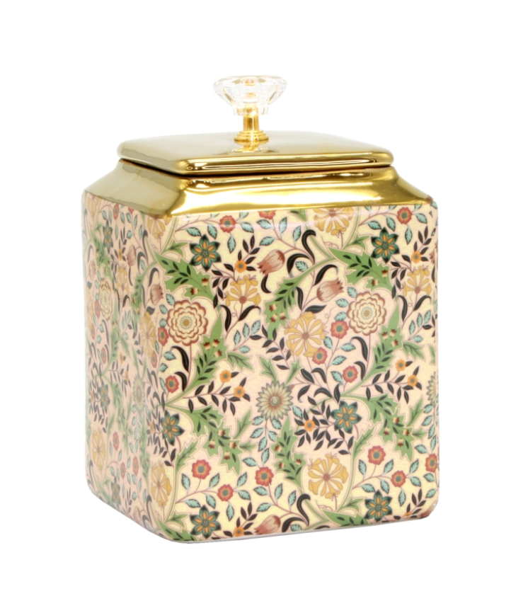 Jar Floral Canister