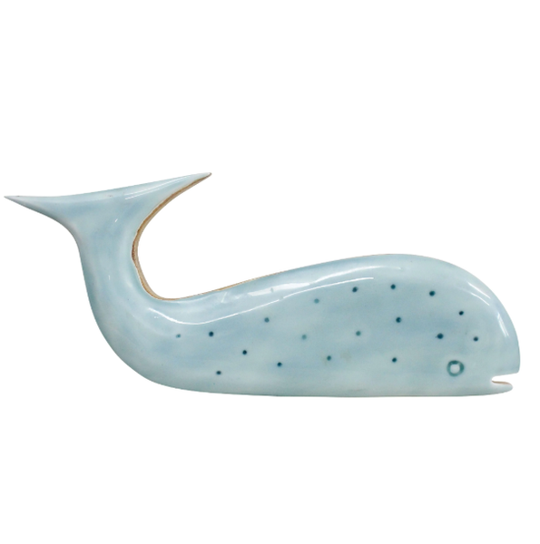 Wooden Whale Decor Large