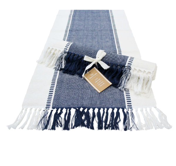 Table Runner Atlanta Navy