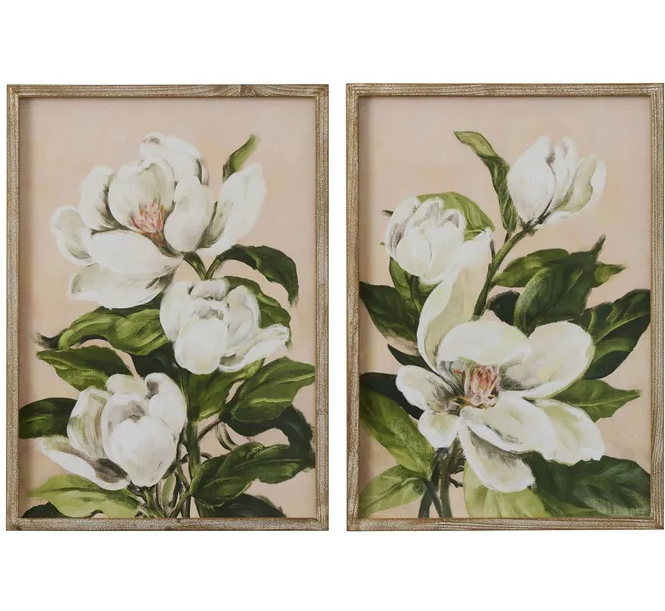 Aurora Frame Glass Print Set/2