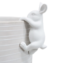 Pot Sitter Rabbit White