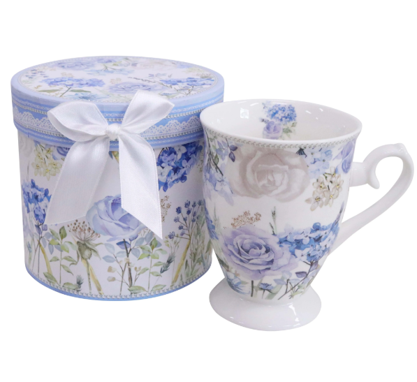 Mug Hydrangea Blooms with gift box
