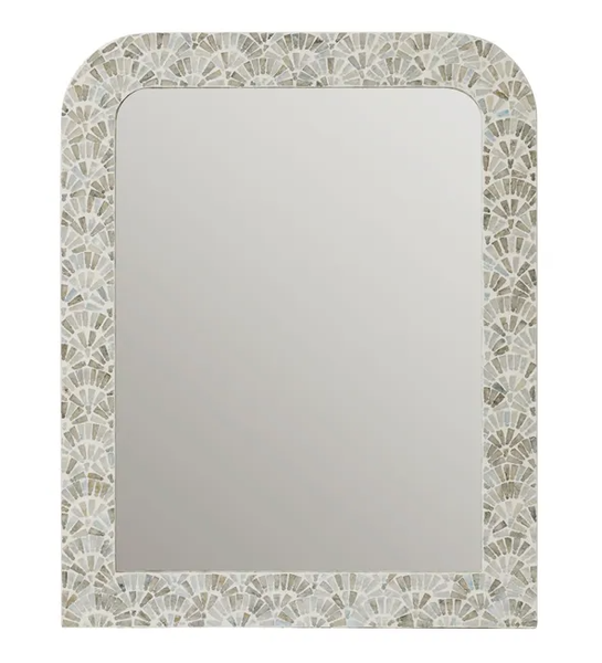 Aria Arch Inlay Mirror Blue