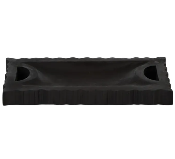 Zelva Wood Tray Black