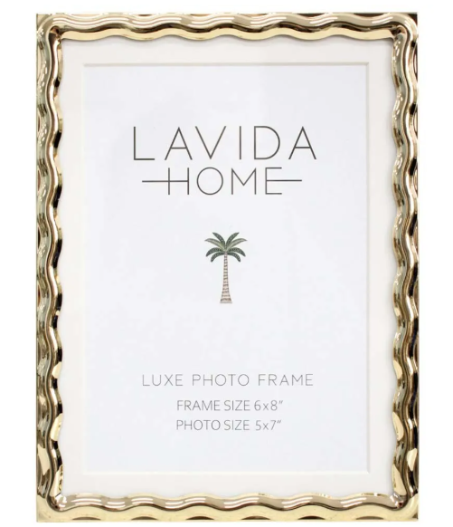 Frame Wavy Gold 5x7"