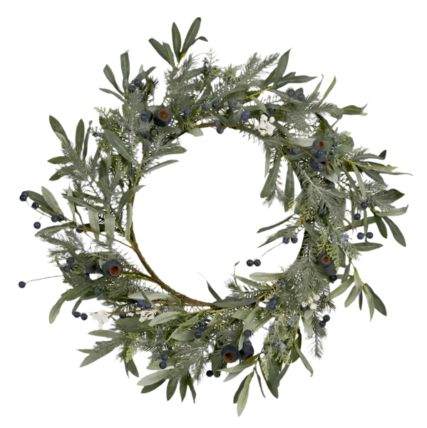 Blue Berry Wreath