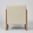 Bobbin Oak Chair Natural Linen