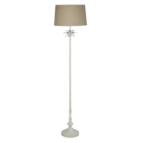 Casablanca Floor Lamp Base White