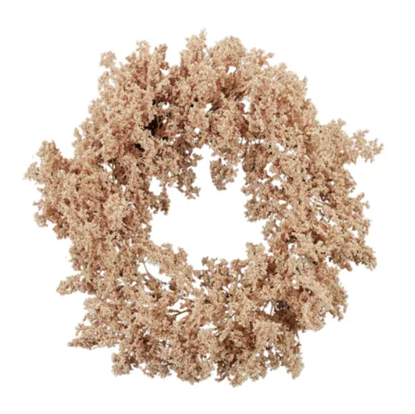 Tamarix Wreath 60cm Beige