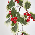 Traditional Holly and Berry Garland 70cm