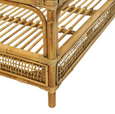 Havana Rattan Hamptons Coffee Table With Glass Top