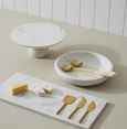 Marble Cheese Board Set 4pc