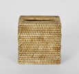 Paume Rattan Square Tissue Box Natural