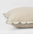 Scallop Blue Cushion