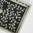 Yari Bone Inlay Tray Black/White