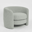 Skye Curve Armchair Soft Blue - Hamptons Style