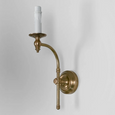 Soho Curved Sconce Antique Brass