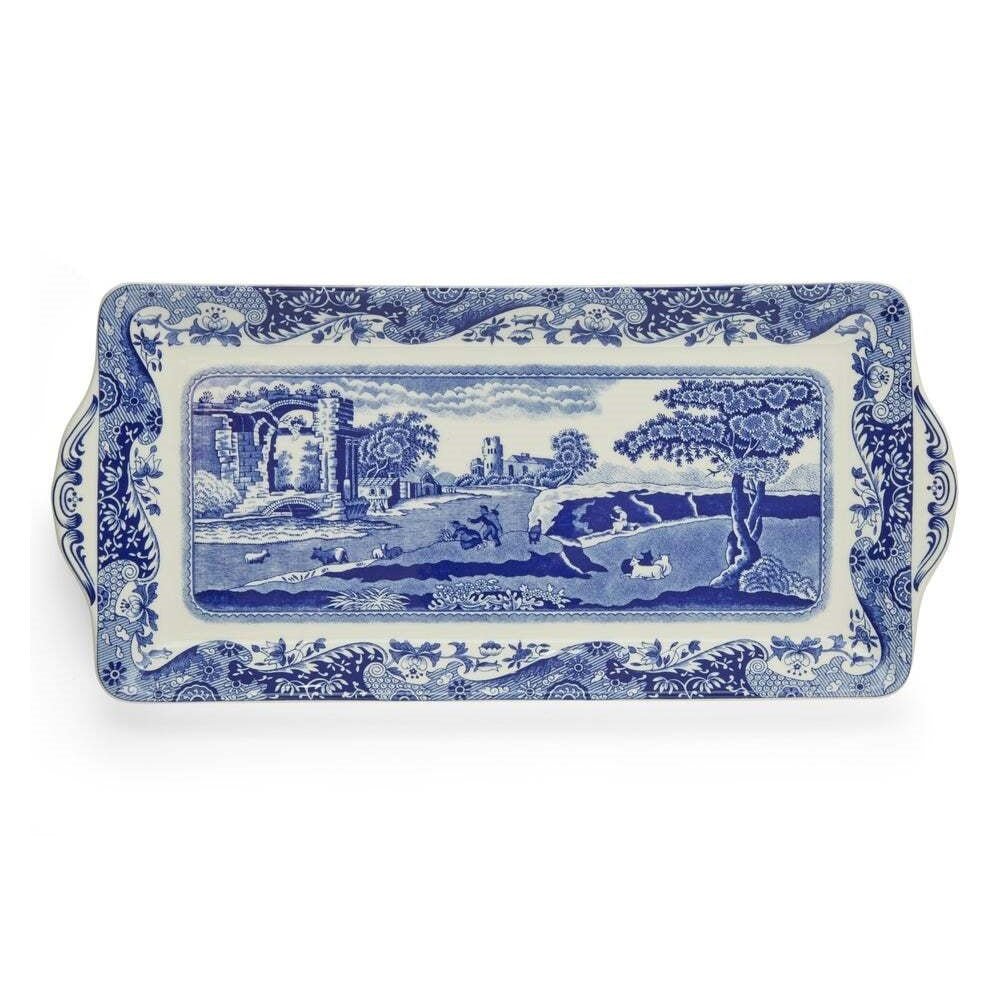 Spode Blue Italian - 34cm Sandwich Tray - Hamptons Style