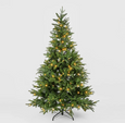 Spruce LED Christmas Tree 180cm with 230 warm white LED lights and full green branches.