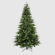 Spruce LED Christmas Tree 225cm with 350 warm white LED lights and full green branches.