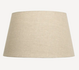 Tapered Drum Linen Shade Natural 40cm