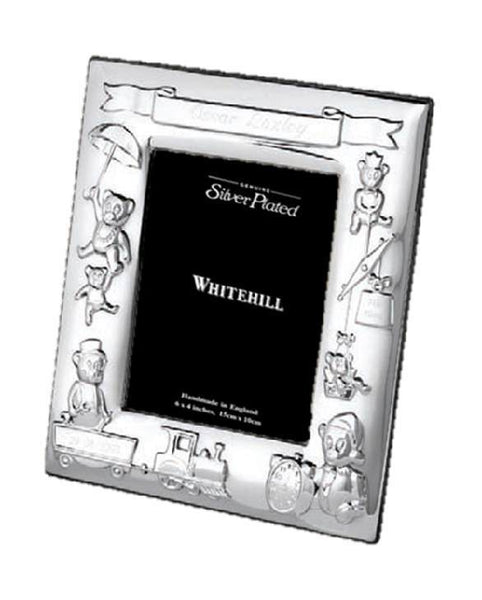 Silverplated Teddy Photo Frame 8cm x 10cm