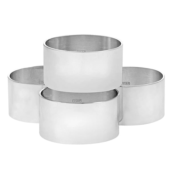 Plain Silverplated Oval Napkin Ring