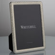 Whitehill Studio - Art Deco Brushed Silver Frame 13cm x 18cm