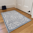 Willow Pewter Non - Slip Door Mat 60x90cm - Hamptons Style