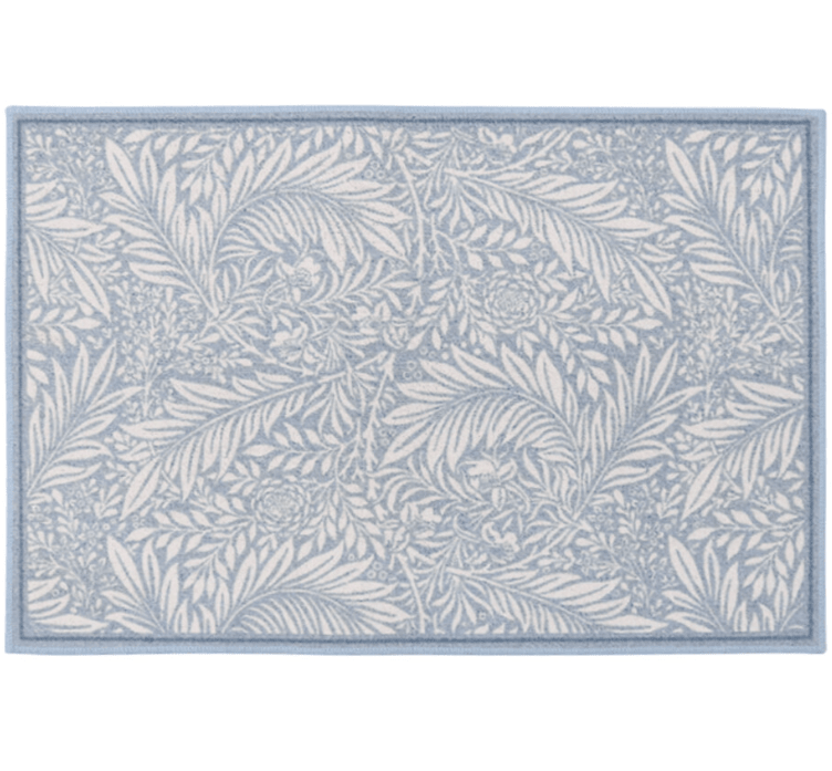 Willow Pewter Non - Slip Door Mat 60x90cm - Hamptons Style