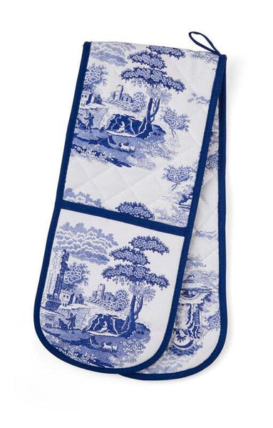 Pimpernel Blue Italian - 18x88cm/7x35" Double Oven Glove