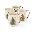 Spode Christmas Tree - 398ml/13.5fl.oz Mug With Peppermint Handles (S/4)