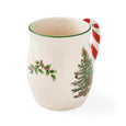 Spode Christmas Tree - 398ml/13.5fl.oz Mug With Peppermint Handles (S/4)