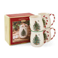 Spode Christmas Tree - 398ml/13.5fl.oz Mug With Peppermint Handles (S/4)