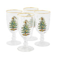 Spode Christmas Tree - 450ml/16fl.oz Pedestal Goblets (S/4)