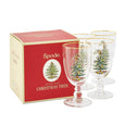 Spode Christmas Tree - 450ml/16fl.oz Pedestal Goblets (S/4)