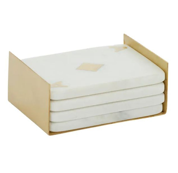 Ace S/4 Coasters with Holder