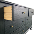 Adelaide Wide Dresser Black Oak