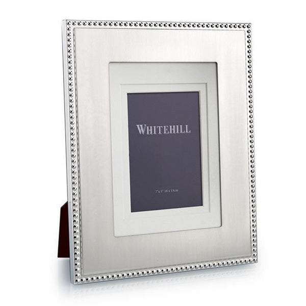 Silver Plated Alexandra Bead Frame 13cm x 18cm