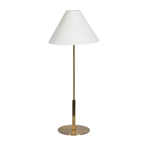Alpine table lamp in antique brass finish with classic design for warm ambient lighting