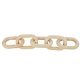 Wood 5 Link Chain Natural