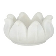 Anthesis Marble Bowl handcrafted from white marble with a sculptural petal-inspired design, ideal for jewellery, keepsakes and decorative styling.