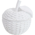 Woven Apple Box White