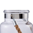Aubrey Candleholder Medium Natural & Clear