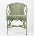 Belle Rattan Armchair Green