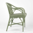 Belle Rattan Armchair Green