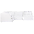 Birkshire Slip Cover Modular Sofa - White Linen Option 2 - Hamptons Style